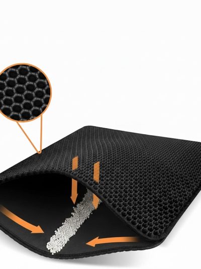 double-layer cat litter trapper mat 55*75 cm